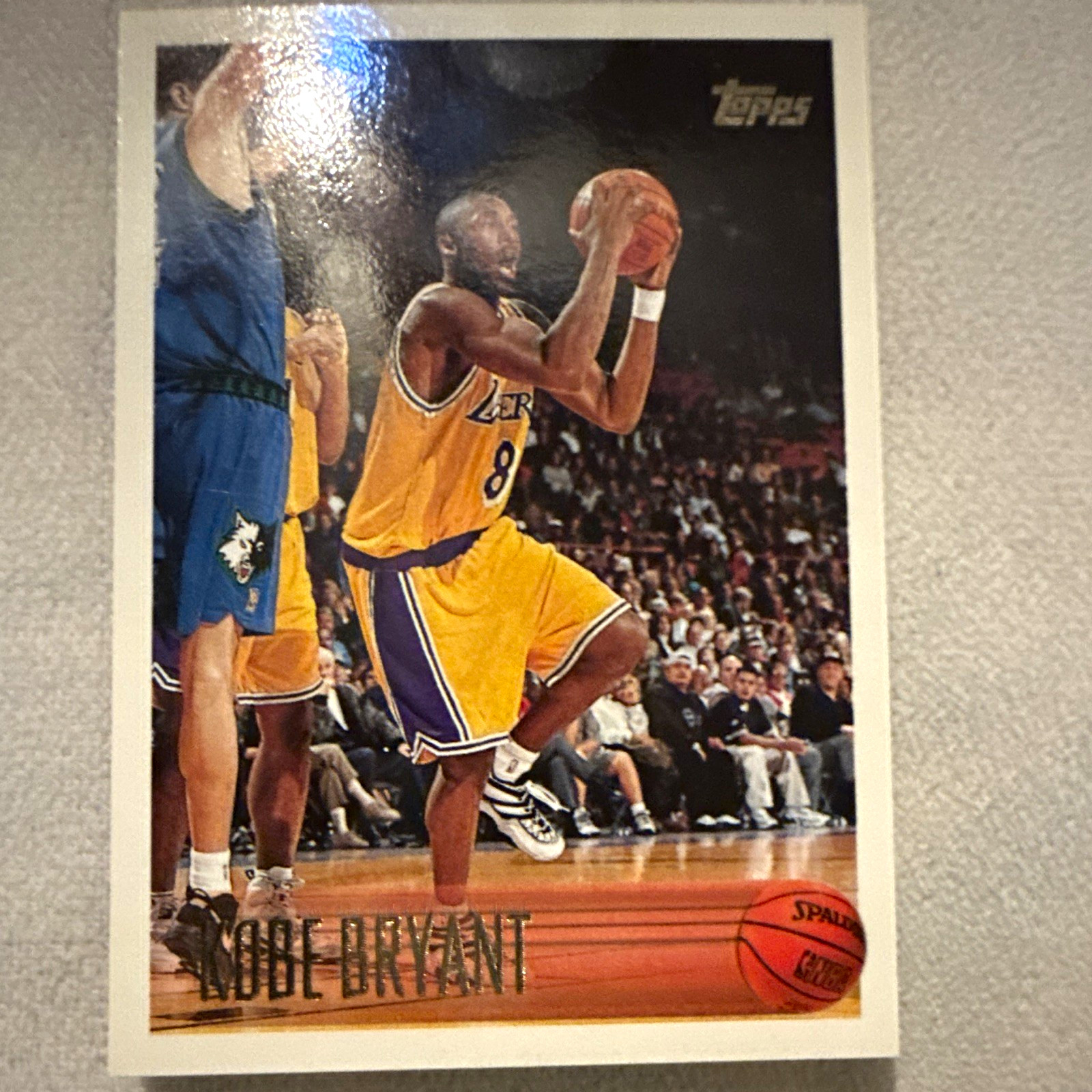 Topps 1996-97 Base Set Kobe Bryant Lakers NBA Basketball Card #138