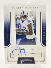 2016 Panini Prime Signatures - Prime Signatures Justin Hunter #PS-HU /49 (AU)