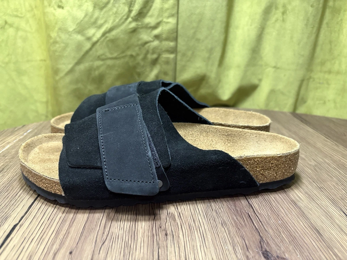 BIRKENSTOCK Black Kyoto Suede Sandals Size 42 Ladies 11 Mens 9 | eBay