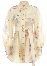 Zimmermann Hypnotic Utility Mini Dress Sz 4 US 10