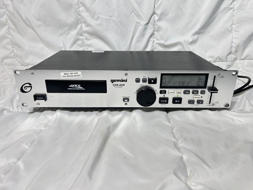 Gemini CDX-601 Professional Rack Mount CD Player Tested Working DJ Equipment