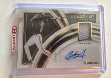 2022 Panini Immaculate Collection - Clearly Immaculate Material Signatures C.J.