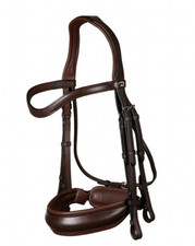 Dy´on Brown XWB Kandare Patent Large Crank Noseband Double Bridle Kandarenzaum