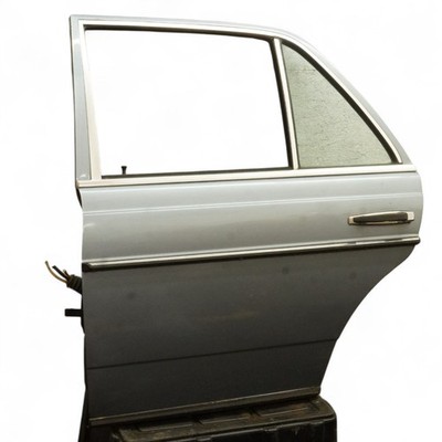 77-85 Mercedes 300D W123 Door Panel Exterior W Handle Quarter Glass Rear Left