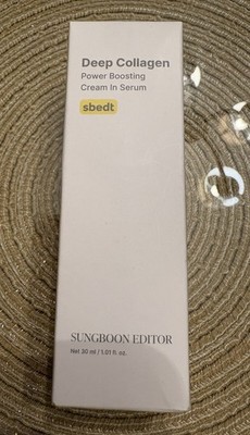 Sungboon Editor Deep Collagen Power Boosting Cream In Serum 1.01 fl oz Exp 06/28