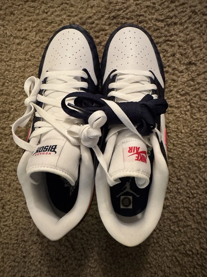 Jordan 1 2025 tacos bajos Howard University PE talla 11 Foto 3 de 4
