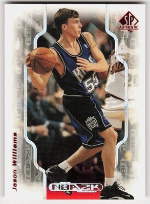 1998-99 SP Authentic #2K7 Jason Williams BASKETBALL Sacramento Kings
