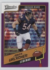 2021 Classics Legends Timeless Tributes Purple 38/50 Brian Urlacher HOF 0vd2