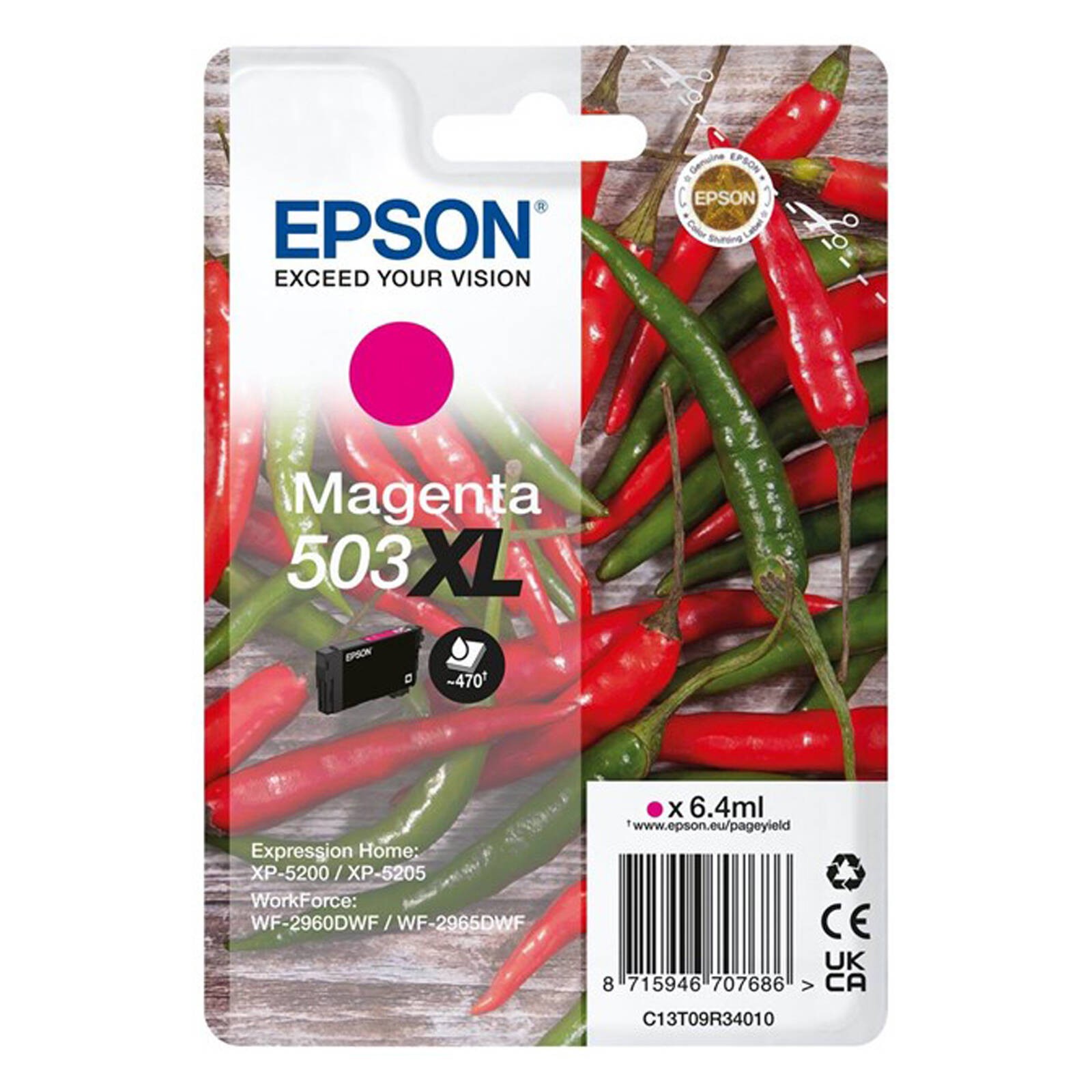 Epson 503XL ink cartridge 1 pcs Compatible High XL Yield Cyan - Image 5