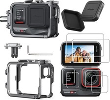 Aluminum Cage for Insta 360 Ace Frame Accessories, Protective Aluminum ACE Case