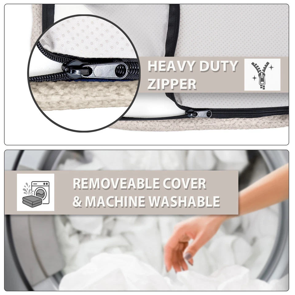 Colchón futón con infusión de espuma viscoelástica Full XL - Cubierta extraíble lavable Foto 4 de 4