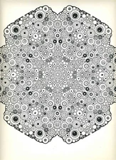 Psychedelic Mandalas VI Saladin Lithograph 1967