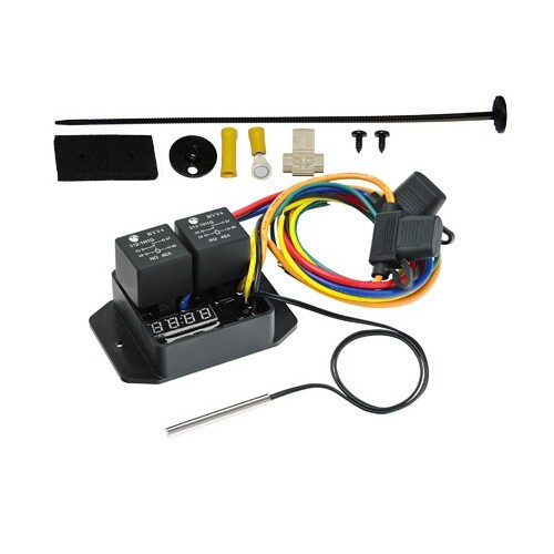 Davies Craig 0166 16" 12V Radiator thermo fan + Controller Push or pull 3 YrWty - Picture 6 of 6