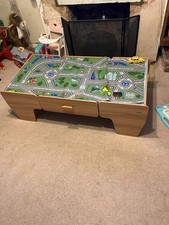 Kids Play Table with 1 Drawer and 1 Changeable Surface Tops