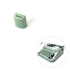 TAB CLEAR ALL Key for Hermes 3000 Typewriter Vtg Original Keyboard Green Media thumbnail