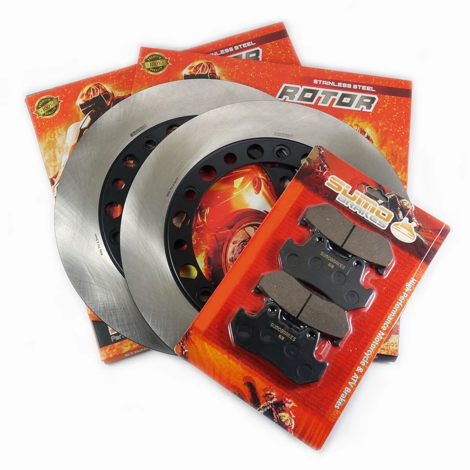 Front Brake Rotor+Pads For Honda Magna VF 750C V45 1982-1983 1100C V65, 83-86 - Image 2 of 4