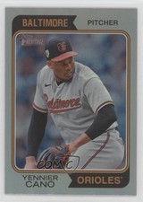 2023 Topps Heritage High Number Chrome Refractor 161/374 Yennier Cano #527 fm0