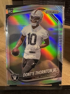 2025 Panini Prizm - Rookies Dont'e Thornton Jr. #369 Silver Prizm (RC)