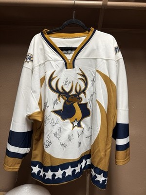 Autographed Authentic Laredo Bucks CHL Hockey Jersey Sz 52 USA Sewn XL