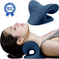 RESTCLOUD Neck and Shoulder Relaxer, Cervical 1 Count (Pack of 1), Dark Blue