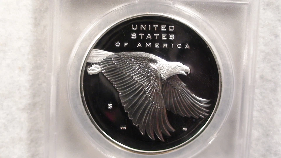 2017 S ANACS PR70 DCAM LIBERTY 225TH ANNIVERSARY SILVER MEDAL 1 OUNCE $1.00 COIN - Image 3 of 4