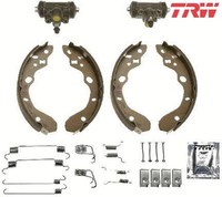 TRW BK1983 Bremsbackensatz 4 Bremsbacken Trommelbremse FüR Mazda