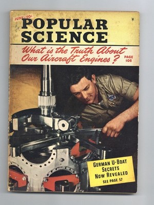 Popular Science Vol. 142 #6 GD 1943 Low Grade