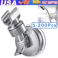 Adjustable Shower Head Holder Suction Cup Handheld Showerhead Wall Mount Bracket