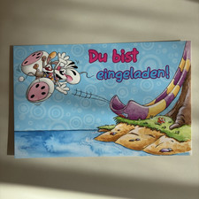Diddl Sonderkarte Einladungskarte &bdquo;Du bist eingeladen!&ldquo; (Unbeschriftet)