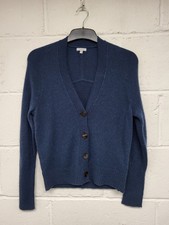 Strickjacke Jigsaw dunkelblau V-Ausschnitt Wo...