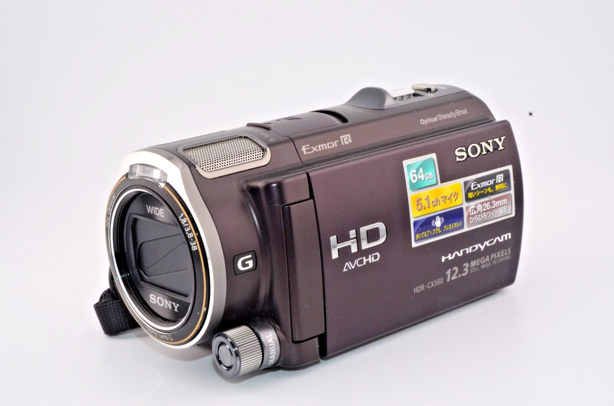 Sony HDR-CX560V Brown Full HD Handycam Camcorder Boxed Tested