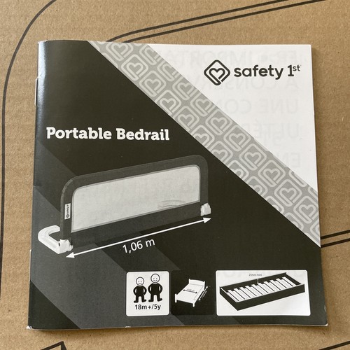 Safety 1st Portable Bed Rail Dark Grey, Foldable - Picture 3 of 5