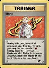 Pokemon Gym Challenge Rare Blaine 100/132 - Near Mint (NM) on eBay