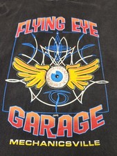 Flying Eye Garage Mechanicsville T-shirt Men's XXL GM Pinstriping Wizzard
