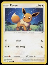 Eevee 130/185 Common Vivid Voltage Pokemon Near Mint