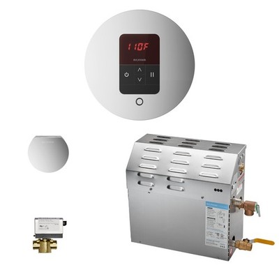 Mr Steam MS400EC1 9kW w/ iTempo AutoFlush Round Package Polished Chrome