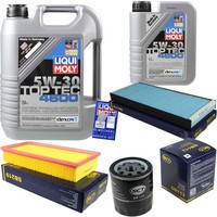SCT Inspektionspaket 6L Liqui Moly Top Tec 5W-30 FüR Peugeot 807 2.2 Hdi 2.0
