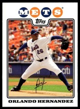 2008 Topps Orlando Hernandez New York Mets #49