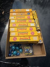 LOT OF GENERAL ELECTRIC FLASH BULBS SURE-FIRE #5 FOCAL PLANE #6 OTHERS SEE PHOTO