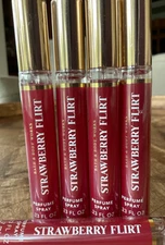 5 (FIVE) mini STRAWBERRY FLIRT .23oz travel PERFUME SPRAY Bath and & Body Works