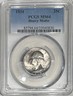 1934 Washington Quarter PCGS MS64 - Scarce HEAVY Motto Certification - Toned! Philadelphia Washington