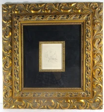 MATISSE PORTRAIT OF BERTHE MORISOT, ETCHING W/DRYPOINT, 1892, FIRST STATE FRAMED