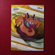 2025 Topps Chrome Disney Gold Wave Refractor Philoctetes #46 50/50 Final Print