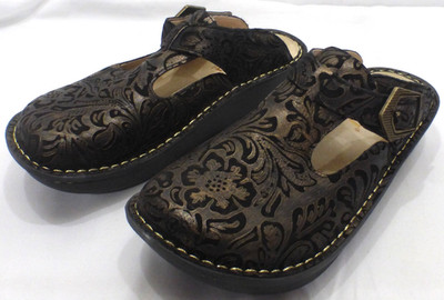 Alegria ''Classic'' Bronze Swirl PG Lite Clog Shoe Women s US Size 7-7.5, NIB