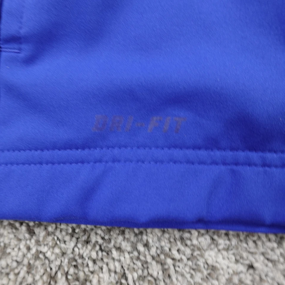 Chaqueta Nike Para Hombre Grande Azul Dri FIT Cremallera Completa Rendimiento Atlético Cortavientos Foto 3 de 4
