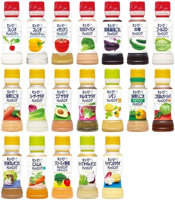 Kewpie, Salad Dressing Series, Japan, 180ml