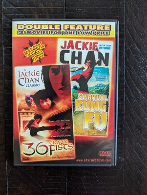 36 Crazy Fists / Spiritual Kung Fu DVD Double Feature Jackie Chan Martial Arts