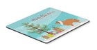 Collie Dog Merry Christmas Tree Mouse Pad, Hot Pad or Trivet
