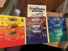 Print Master Platinum 7.0 User Book Guide and 9 CD’s