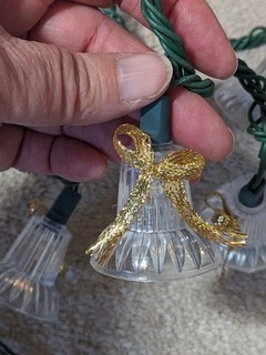 Vintage Music Box 40 Christmas Bell Synchronized Lights Multiple Holiday Songs